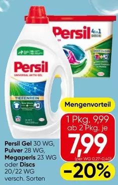 Persil Gel, Pulver oder Megaperls
