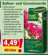 Balkon- und Geranienerde