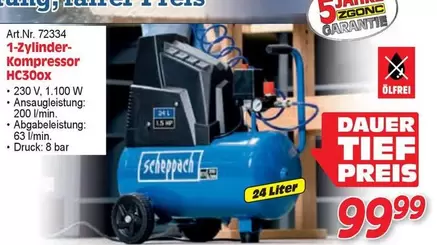 1-Zylinder-Kompressor HC30ox