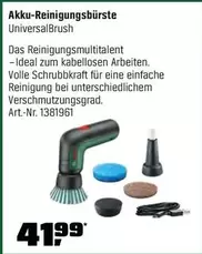 Akku-Reinigungsbürste UniversalBrush