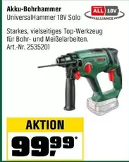Bosch - Akku-Bohrhammer UniversalHammer 18V Solo Art.-Nr. 2535201