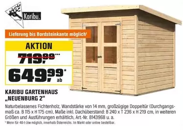 GARTENHAUS "NEUENBURG 2"