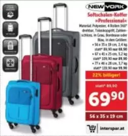 Bordeaux - Softschalen-Koffer "Professional"