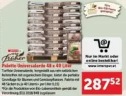 Palette -  Universalerde 48 x 40 Liter