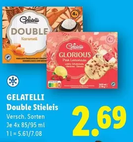 Pink - Double Eis am Stiel