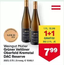 Gold - Grüner Veltliner Oberfeldner Kremstal DAC Reserve