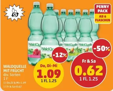 WALDQUELLE MIT FRUCHT div. Sorten