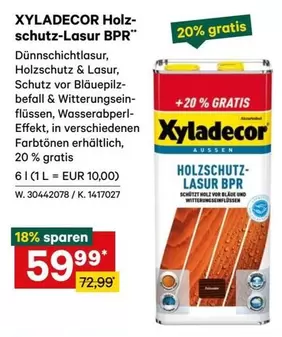 Holzschutz-Lasur BPR