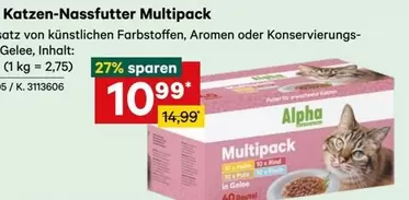 Katzen-Nassfutter Multipack