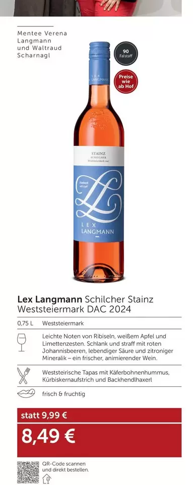 Schilcher Stainz Weststeiermark DAC 2024