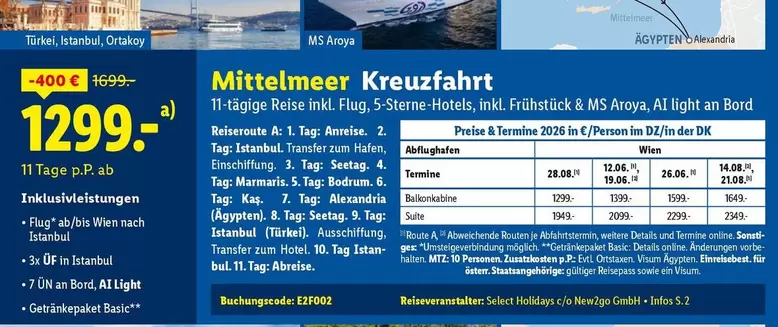 Mittelmeer Kreuzfahrt