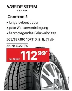 Comtrac 2 205/65R16C 107T D, B, B, 71 db