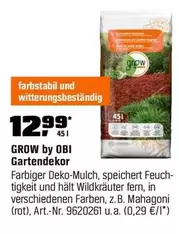 Farbiger Deko-Mulch