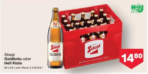 Stiegl - Goldbräu oder Hell Kiste