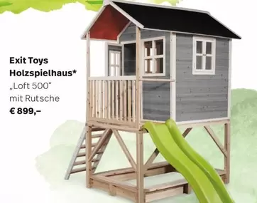 Holzspielhaus* "Loft 500"