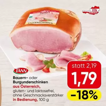 Bauern- oder Burgunderschinken