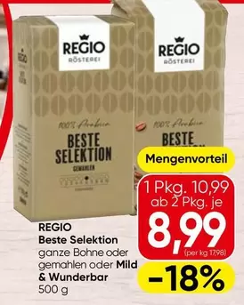 Beste Selektion ganze Bohne oder gemahlen