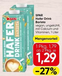Vegan - Hafer Drink Barista