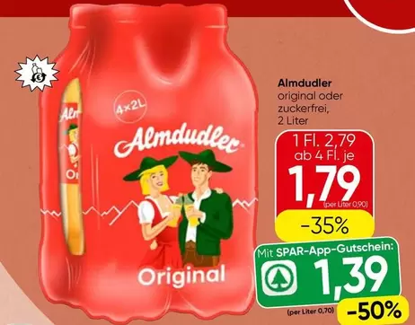 Almdudler original oder zuckerfrei