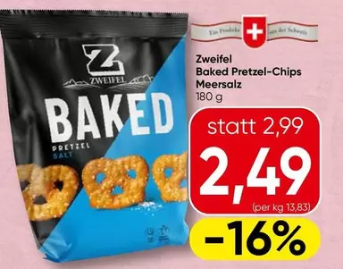 Baked Pretzel-Chips Meersalz