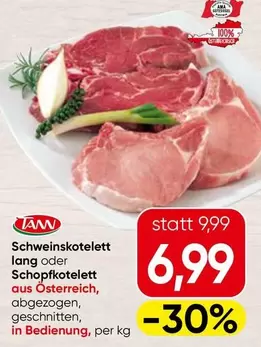 Ama - Schweinstelett lang oder Schopfstelett