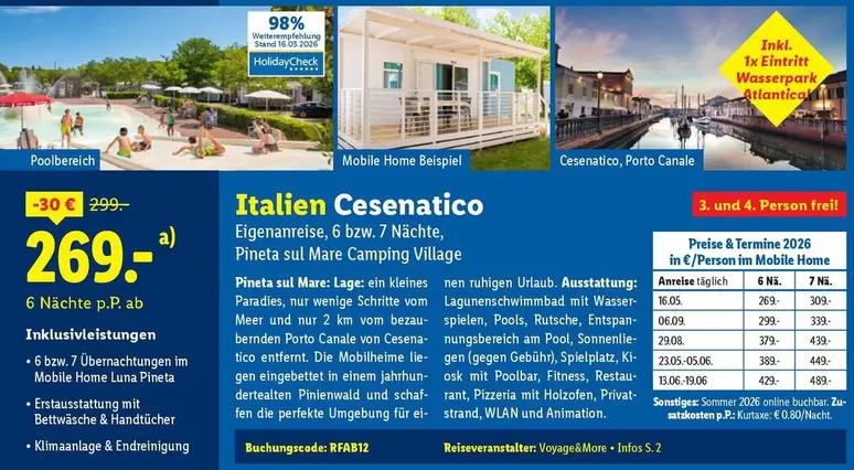 Porto - Italien Cesenatico