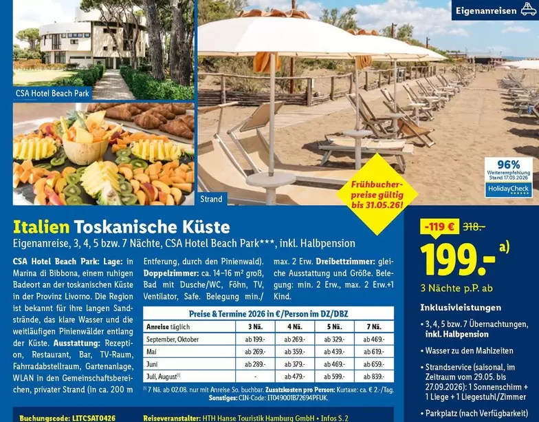 Park - Italien Toskanische Küste