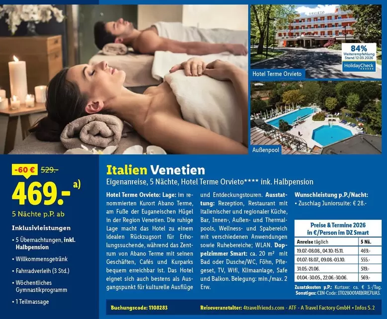 Wellness - Hotel Terme Orvieto