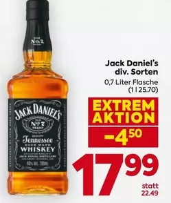 Jack Daniel'S - Jack Daniel's div. Sorten