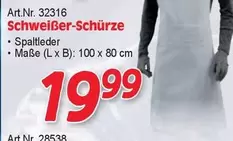 Art.Nr. 32316 Schweißer-Schürze