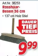 Art.Nr. 38253 Rosshaar-Besen 36 cm