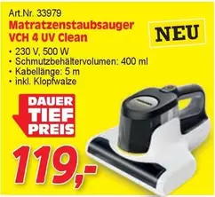 Matratzenstaubsauger VCH 4 UV Clean