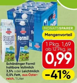 Schärdinger Formil haltbare Vollmilch