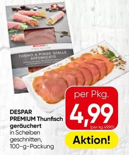 Thunfisch - PREMIUM  geräuchert in Scheiben geschnitten