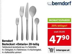 Besteckset "Ontario" 20-teilig