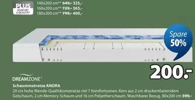 Schaummatratze ANDRA