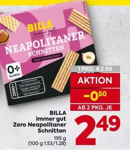 Zero Neapolitaner Schnitten