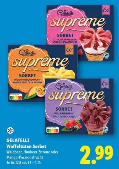 Supreme - Waffeltüten Sorbet