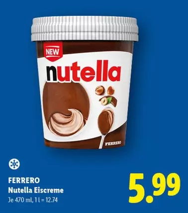 Nutella -  Eiscreme