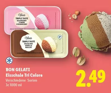 Eisschale Tri Colore