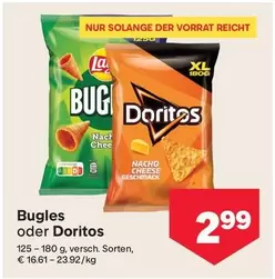 Bugles oder Doritos