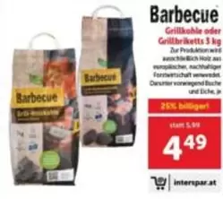Grillkohle oder Grillbricketts 3 kg