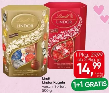 Lindt - Lindor Kugeln versch. Sorten