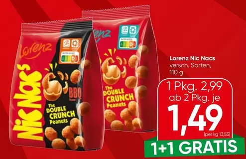 Nic Nacs The Double Crunch Peanuts