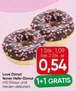 Love Donut feiner Hefe-Donut