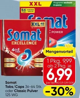 Somat Tabs/Caps 36-64 Stk. oder Classic Pulver 125 WG