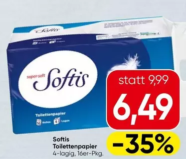 Toilettenpapier 4-lagig, 16er-Pkg.