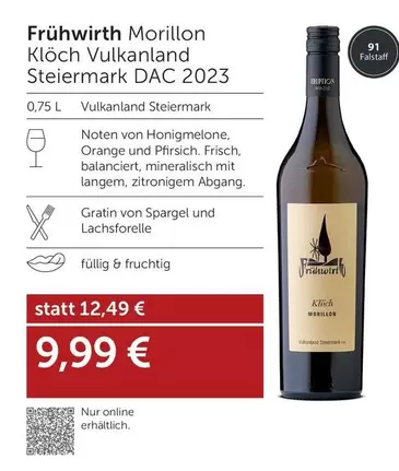 Orange - Morillon Klöch Vulkanland Steiermark DAC 2023