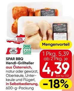 Ama - SPAR BBQ Hendl-Grillteller