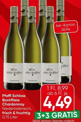 Pfaffi Schloss Bockfliess Chardonnay